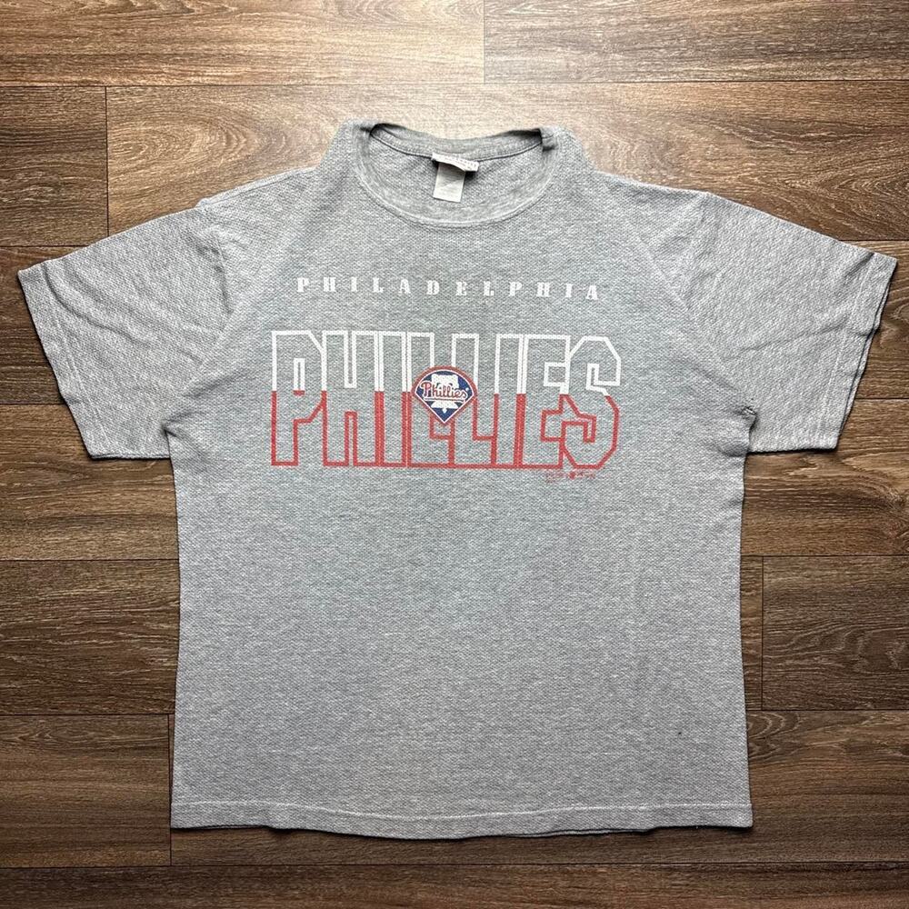 Grey Philadelphia Phillies Baseball Tee
